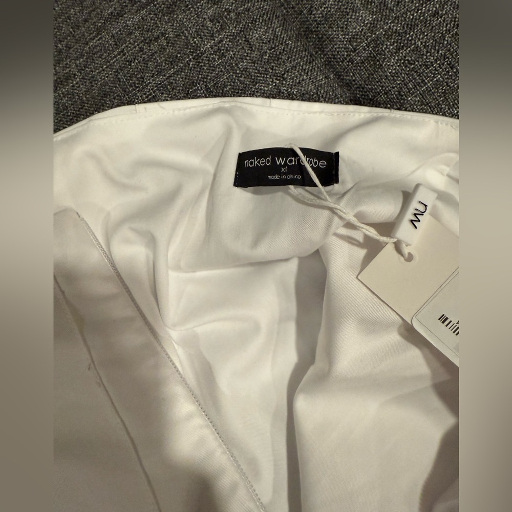 New Naked Wardrobe Shirting Pleated Miniskirt with tag - Picture 5 of 7